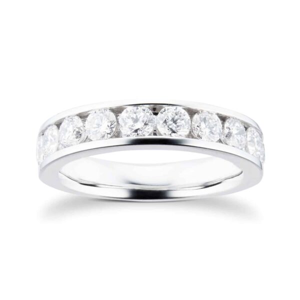 Platinum 1.50ct Brilliant Cut Goldsmiths Brightest Diamond Eternity Ring